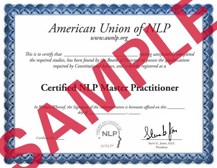 Titulo Master PNL de Crearte